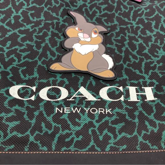 DISNEY x COACH Terrain Drawstring Backpack with Wavy Animal Print and Thumper - Picture 5 of 15